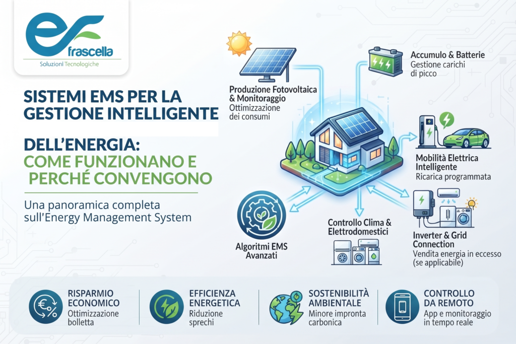 Sistemi EMS per la gestione dell'energia